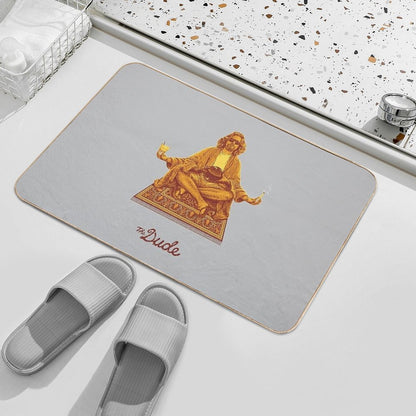 The Dude Budha The Big Lebowski  Rapid-Drying Bath Mat