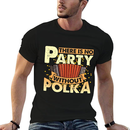 Funny Polka Party Accordion Player Polka Dance Polka Music, Small, Black  Soft T-Shirt