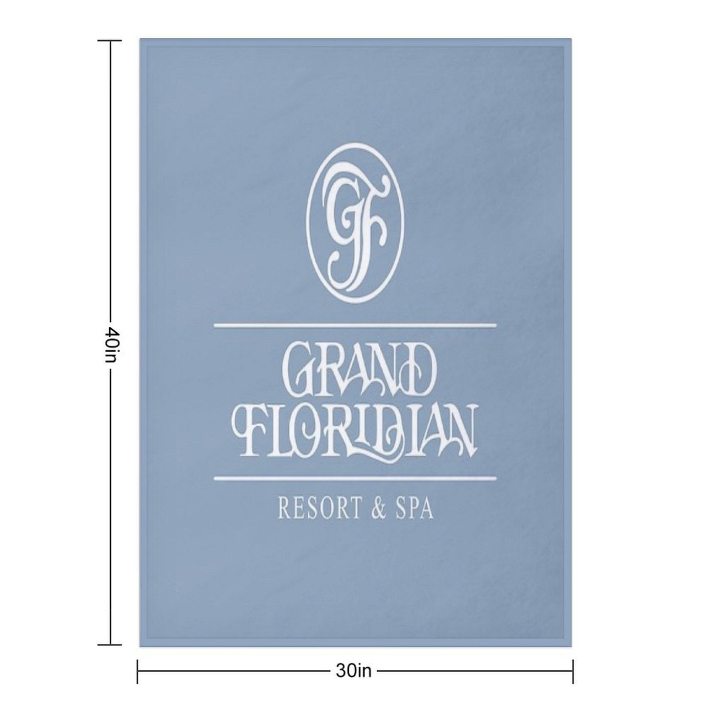 Grand Floridian Resort & Spa II Premium Throw Blanket