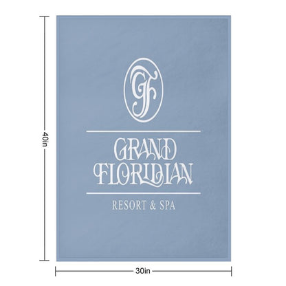 Grand Floridian Resort & Spa II Premium Throw Blanket