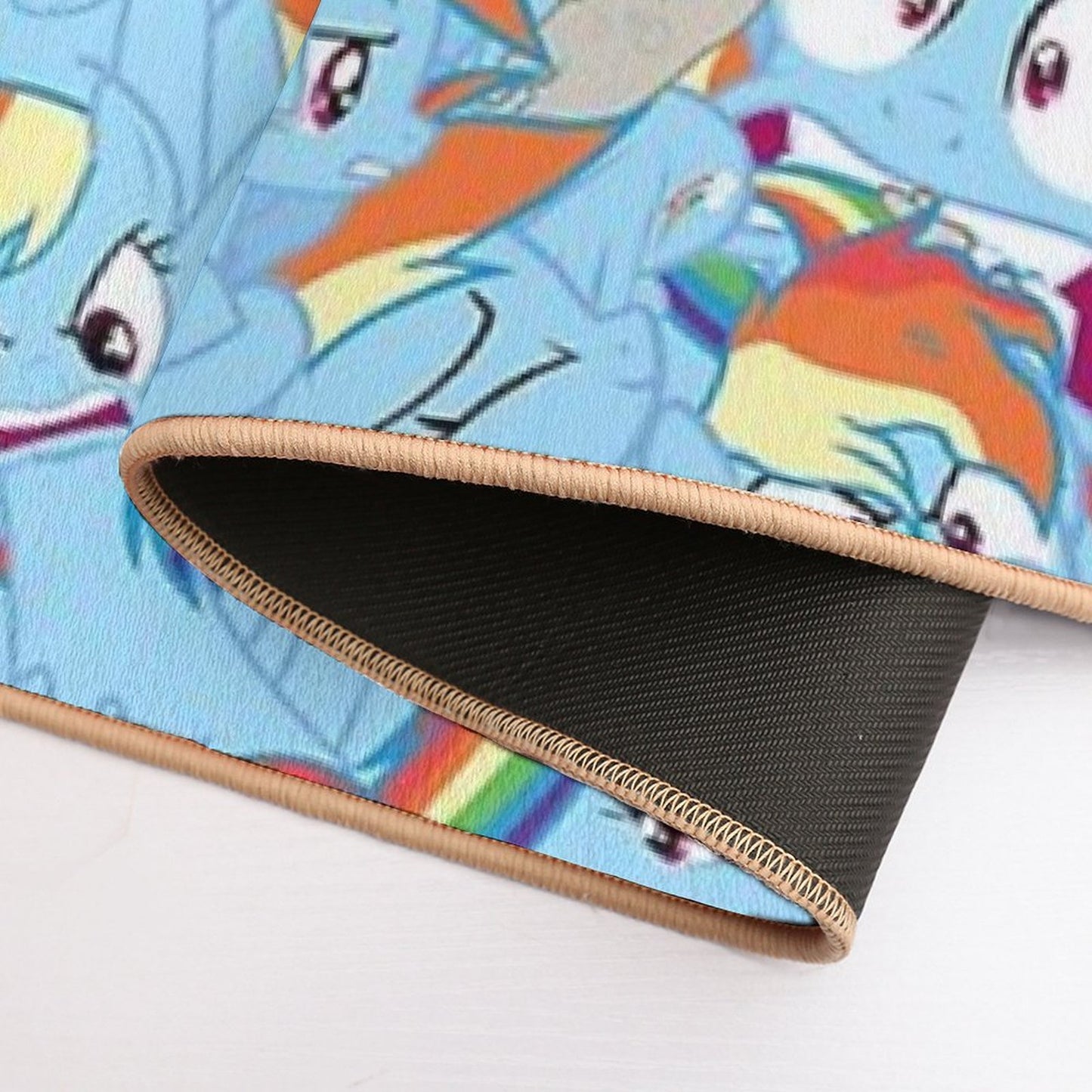 Rainbow Dash Mess  Pet-Safe Bath Mat