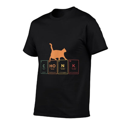 Fat Cat Chonk Scale Chonky Meme Cat Gift for Men Women  Heathered Texture T-Shirt