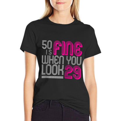 50th Birthday Gifts for Her Women Age 50 Year Old Mom 1972 Raglan Baseball  High-quality Stitching T-Shirt