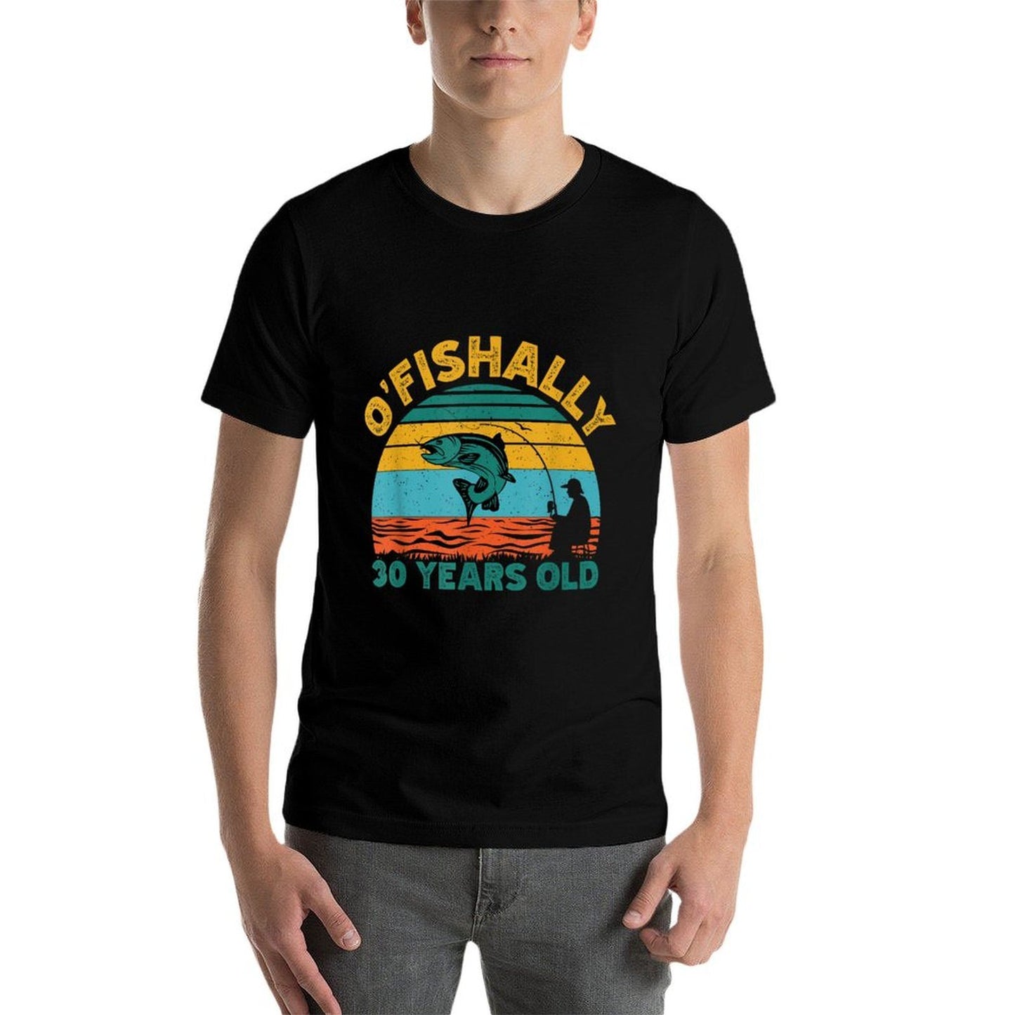 O'Fishally 30 Years Old Fisherman 30th Birthday Fishing  Classic T-Shirt