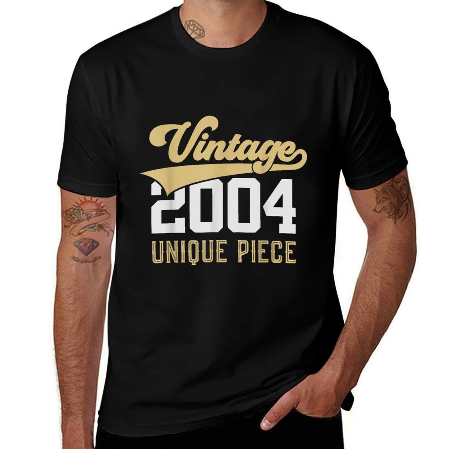 21 YEARS VINTAGE 2004 SINGLE PIECE 21ST BIRTHDAY  Durable T-Shirt