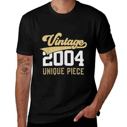 21 YEARS VINTAGE 2004 SINGLE PIECE 21ST BIRTHDAY  Durable T-Shirt