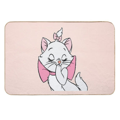Marie Cute Aristocats. Beautiful Kitty. Cartoon Cat Teehee  High-Traffic Bath Mat