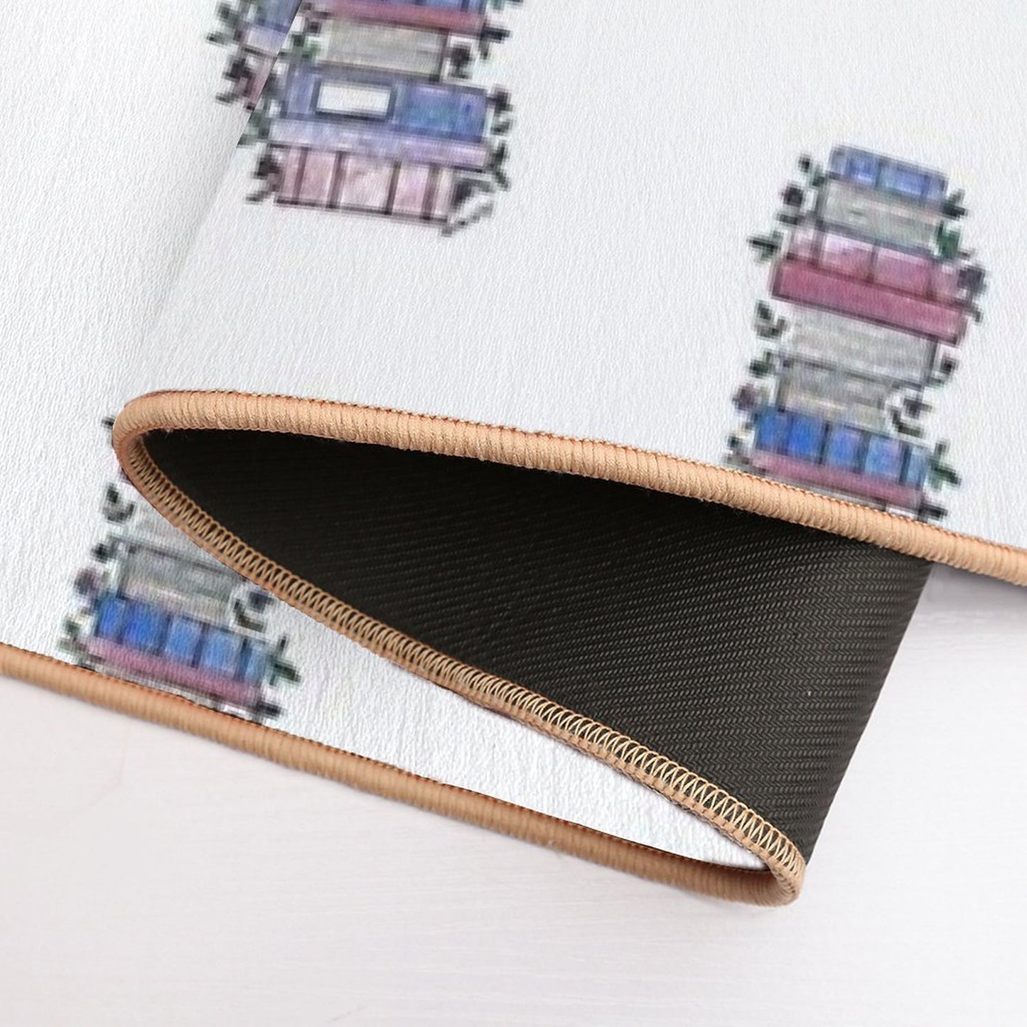 Flowery Books  Anti-Trip Bath Mat