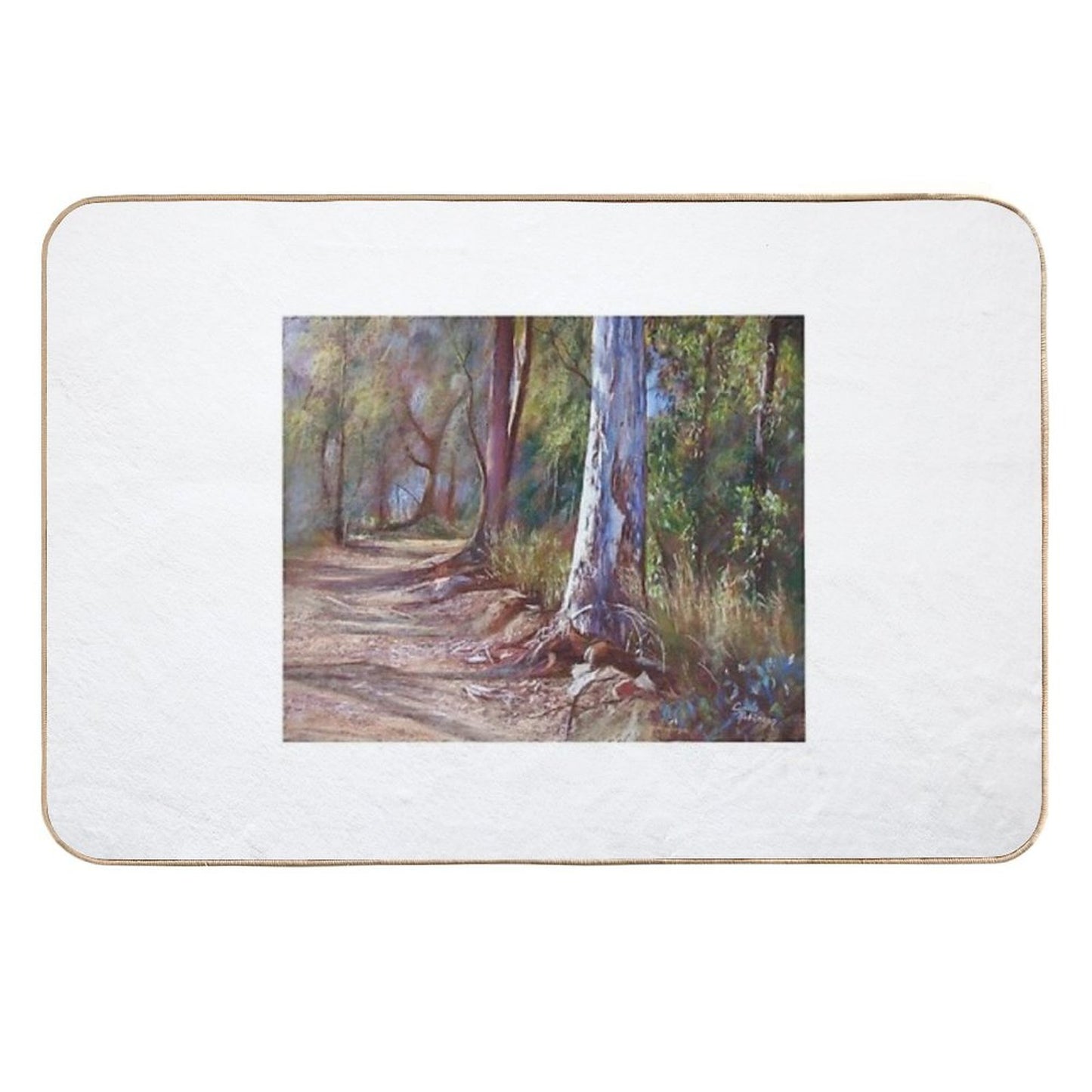 'Winding Back No. 2'  Toxin-Free Bath Mat