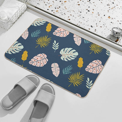 Leaves  Rapid-Drying Bath Mat