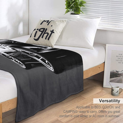 Porsche 911 on Grey Comfort Throw Blanket