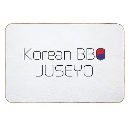 Korean Bbq Juseyo  Pet-Safe Bath Mat