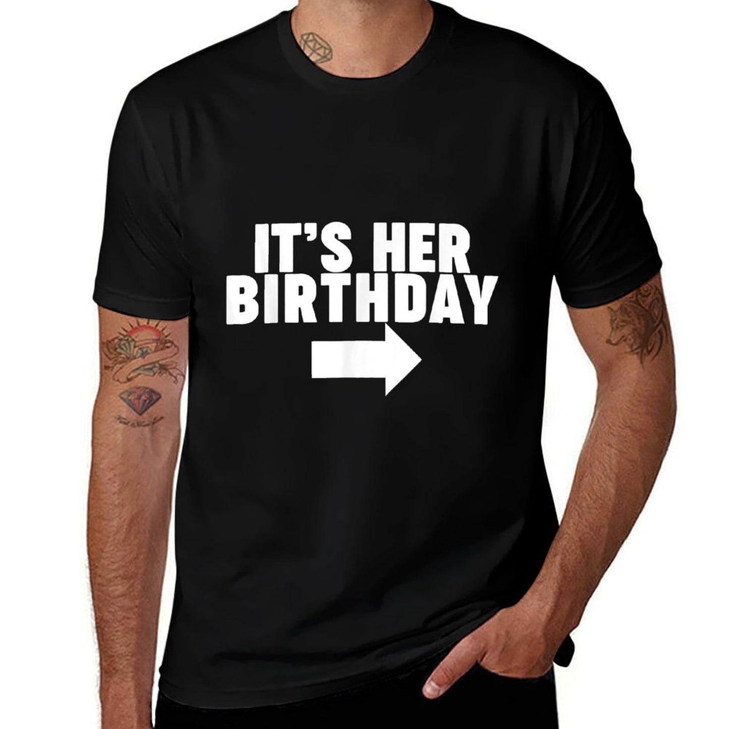 It's Her Birthday  Moisture-wicking T-Shirt