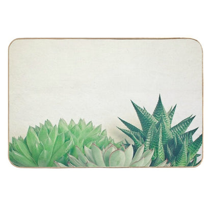 Succulent Forest Durable Bath Mat