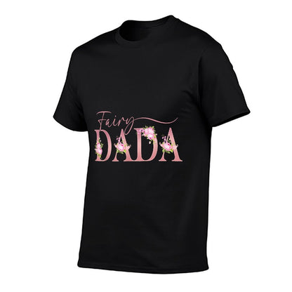 Dada Of The Birthday Fairy First Birthday Family Matching  Vintage-inspired T-Shirt