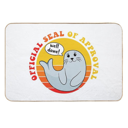 Seal of Approval - Cute Baby Seal  Long-Lasting Bath Mat