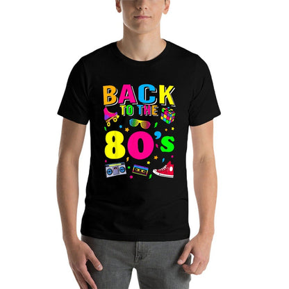 Back To 80&#39;s 1980s Vintage Retro Eighties Costume Party Gift  Classic T-Shirt