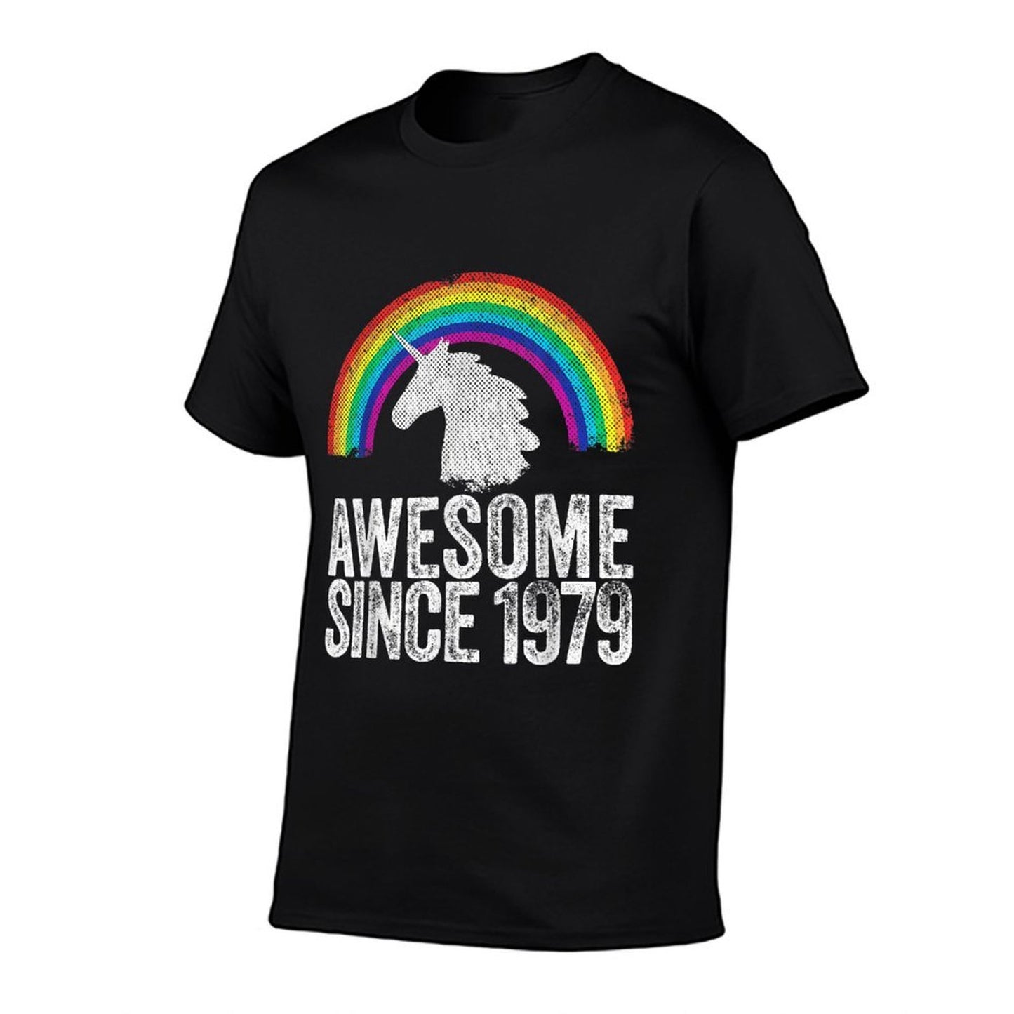 1979 40th Birthday Gift Unicorn Rainbow 40 Years Old Women  Relaxed-fit T-Shirt
