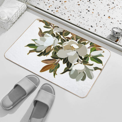 Sweet Magnolias  Versatile Bath Mat