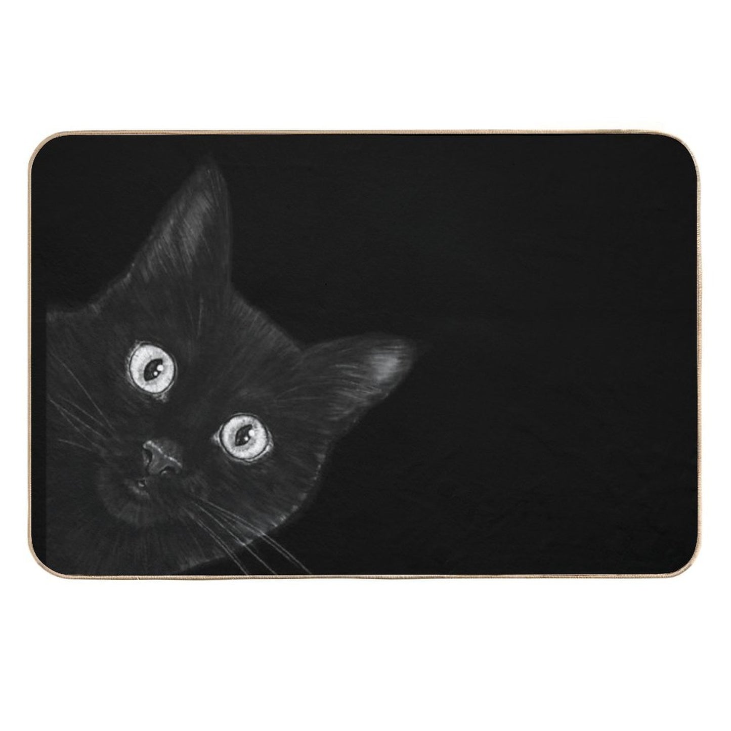 Black Cat  Absorbent Bath Mat
