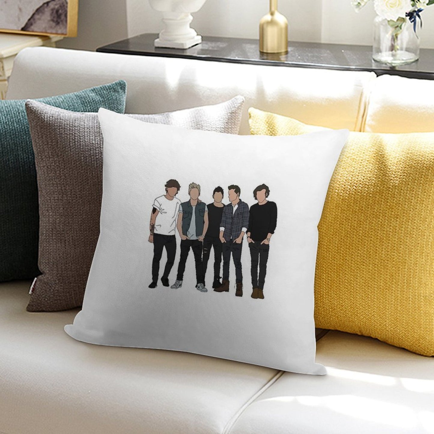 ONE DIRECTION Soft Gift Ready Throw Pillow