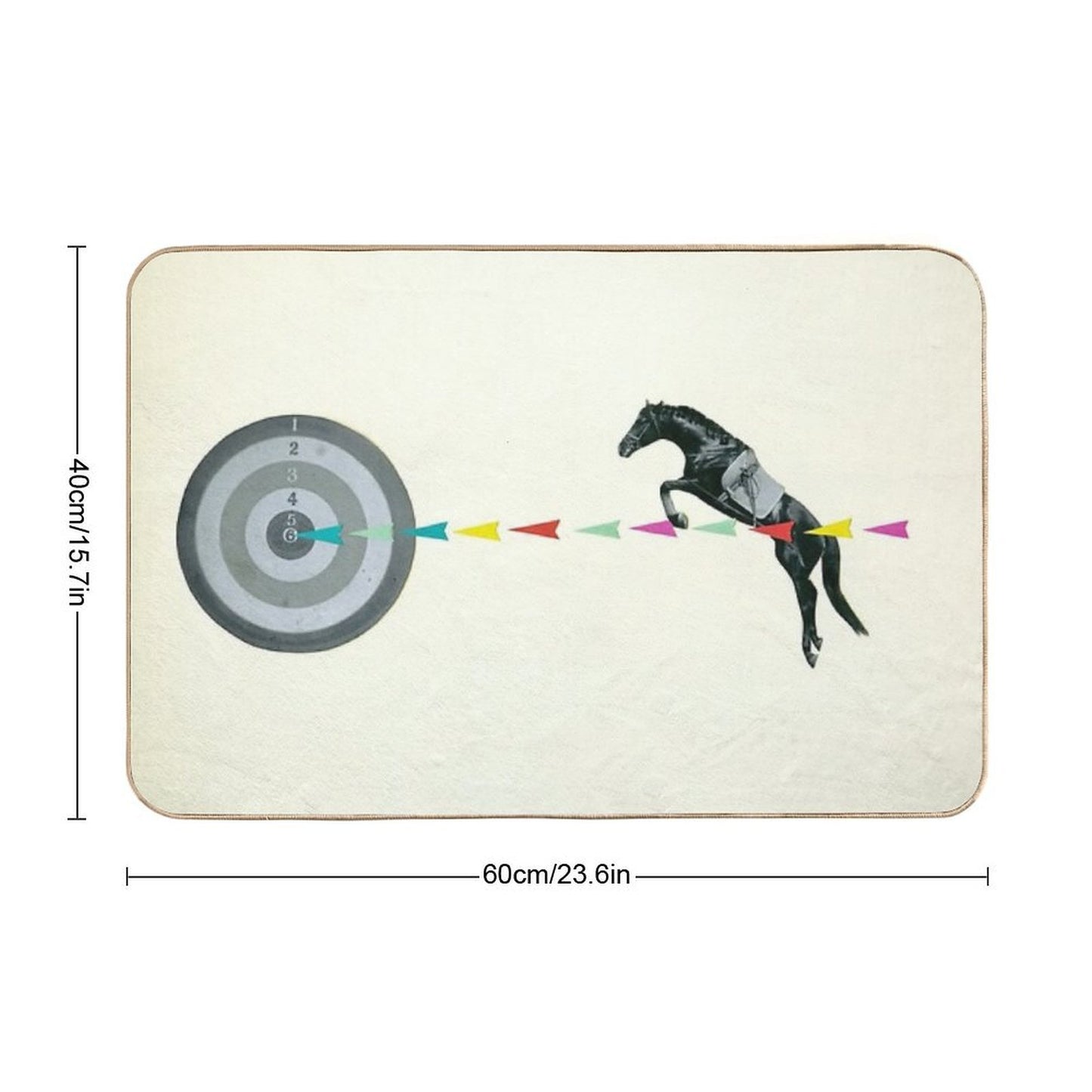 On Target  Sagittarius  Pet-Safe Bath Mat