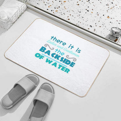 The Backside of Water-jungle Cruise  Versatile Bath Mat