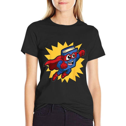 Super Hero Book For Kindergarten Kids Who Read And Write  Oversized Silhouette T-Shirt