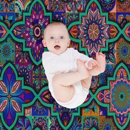 Native Boho Design Anti-pilling Throw Blanket