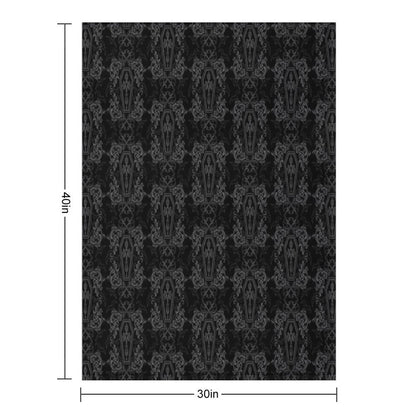 Vampire Coffin Durable Throw Blanket