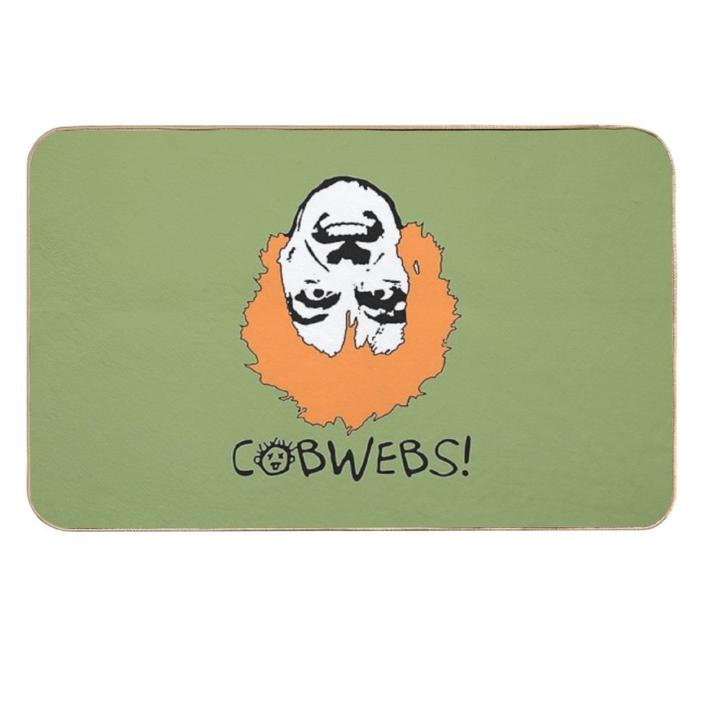 Cobwebs!  Repositionable Bath Mat