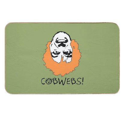 Cobwebs!  Repositionable Bath Mat