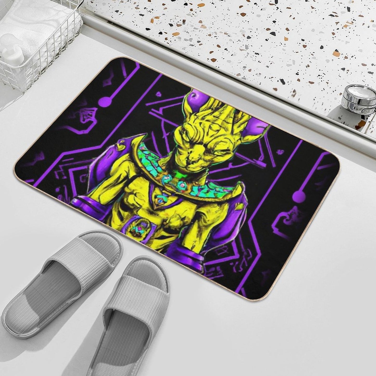 Lord Beerus  Eco-Friendly Bath Mat