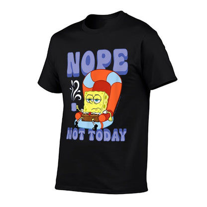 Nickelodeon SpongeBob SquarePants Nope Not Today  Polyester Blend T-Shirt