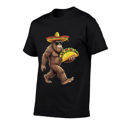 Bigfoot Carrying Taco Cinco De Mayo Sasquatch Boys Men  Odor-resistant T-Shirt
