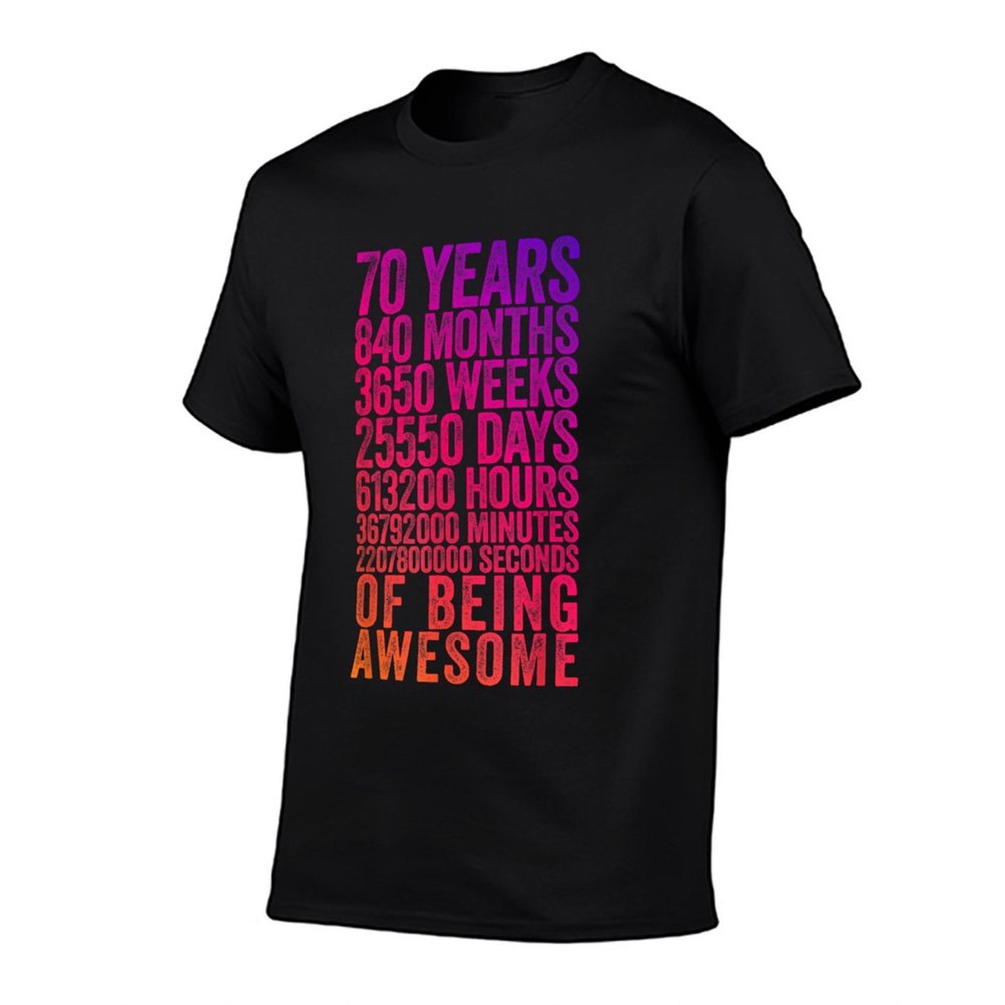 Funny 70th Birthday Old Meter Funny 70 Year Old Gifts  Relaxed-fit T-Shirt