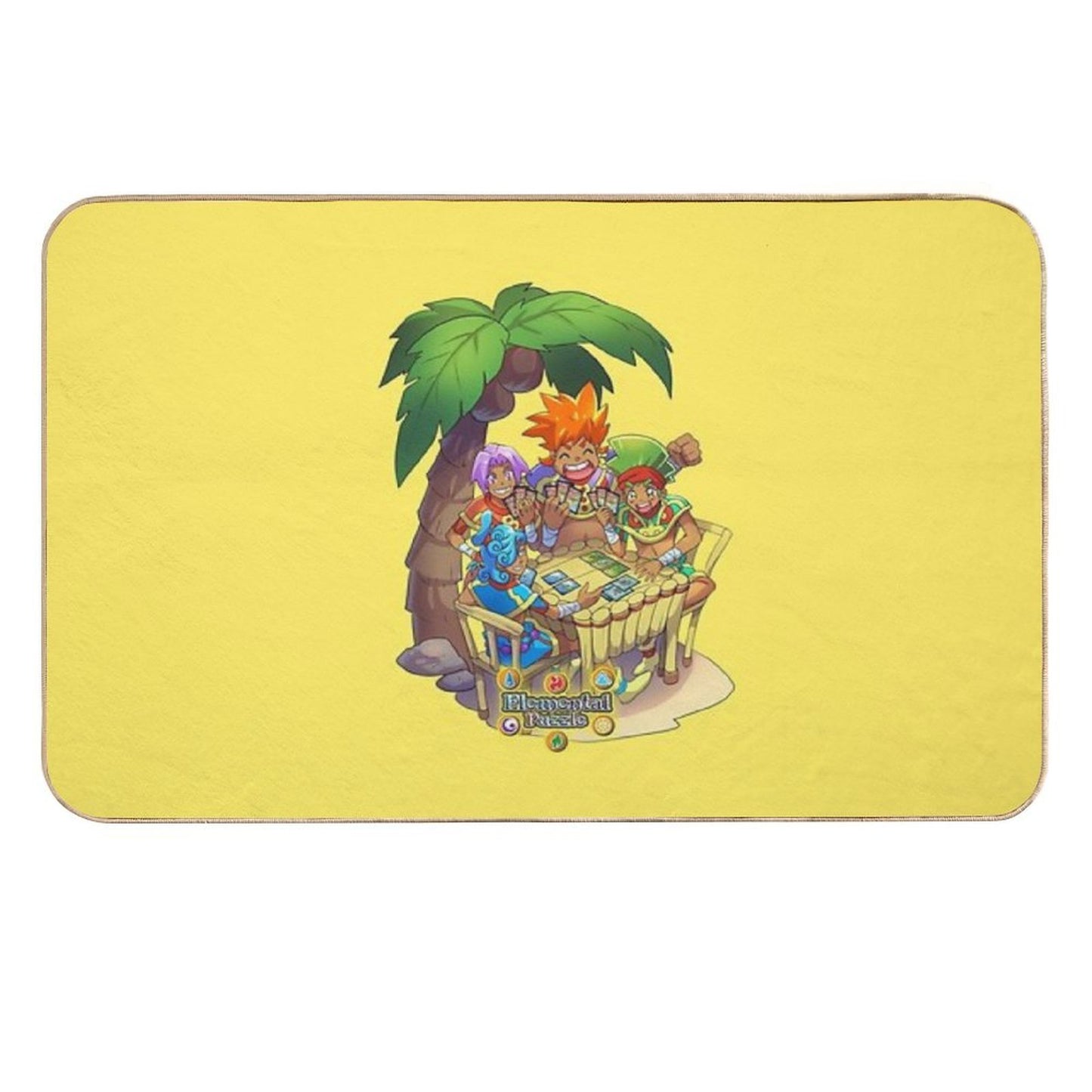 Go! Go! Go! Puzzle!  Toxin-Free Bath Mat