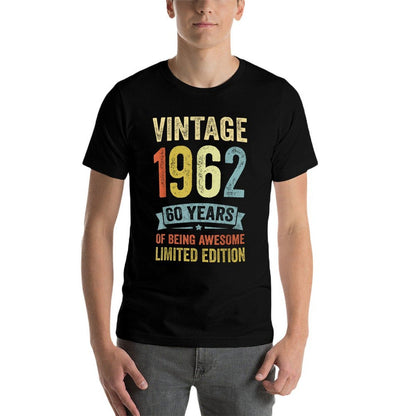 60 Year Old Gifts Vintage 1962 Limited Edition 60th Birthday  Moisture-wicking T-Shirt