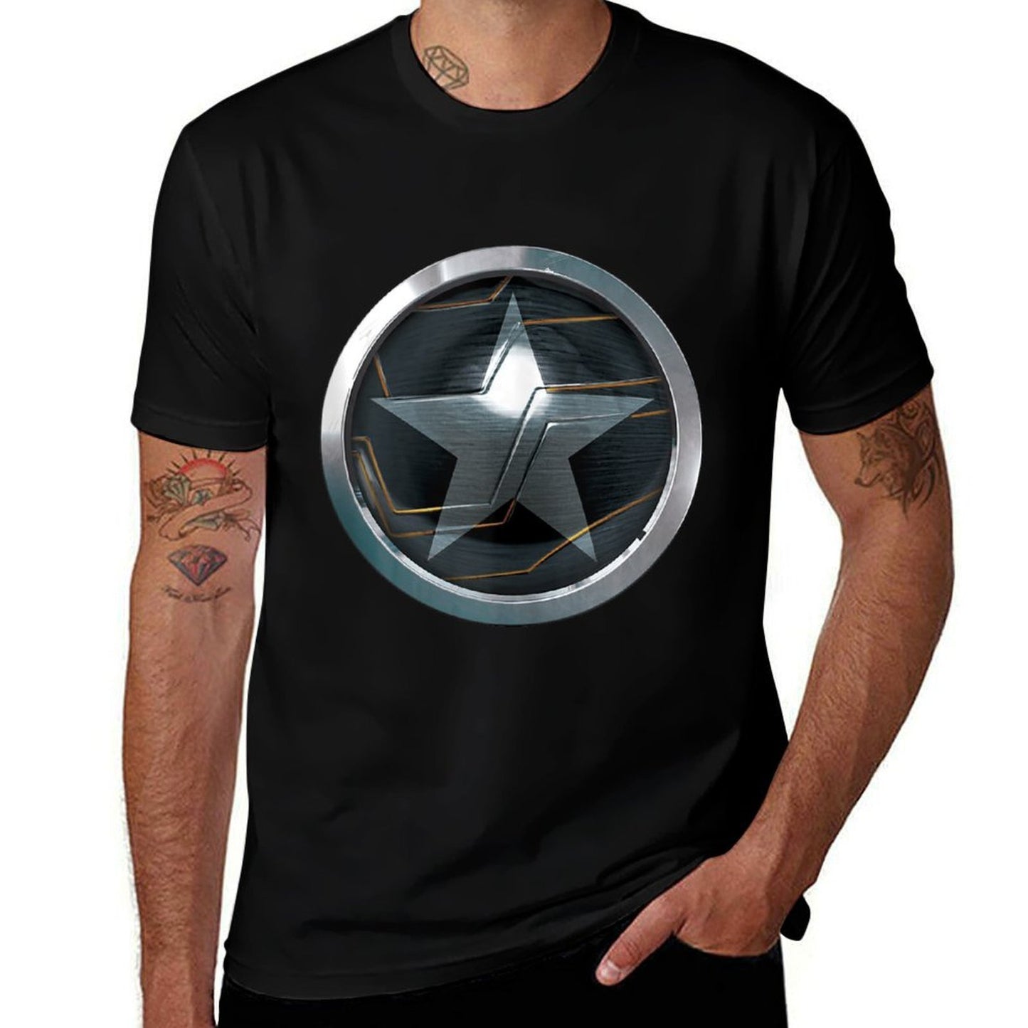 Marvel The Falcon And The Winter Soldier Bucky Barnes Icon  Moisture-wicking T-Shirt