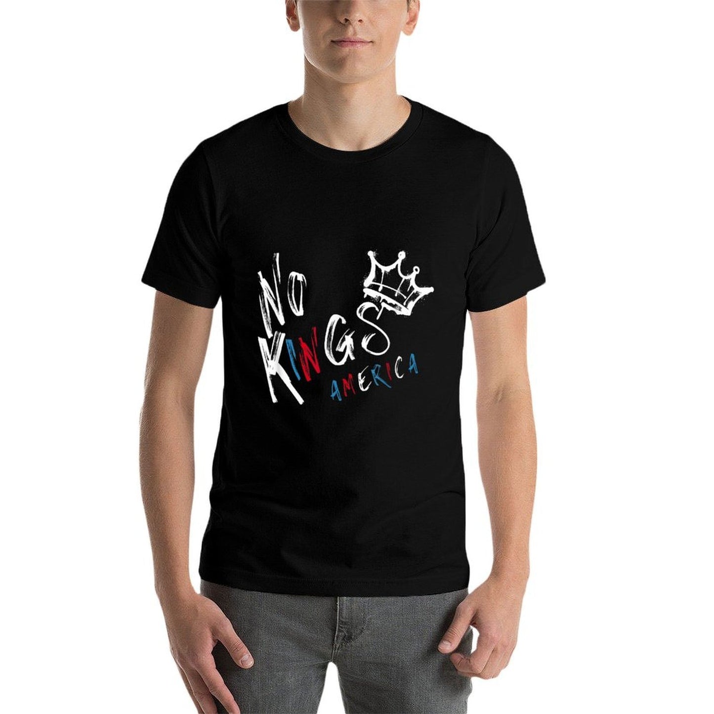 No Kings in America 50501 for Men Women  Durable T-Shirt