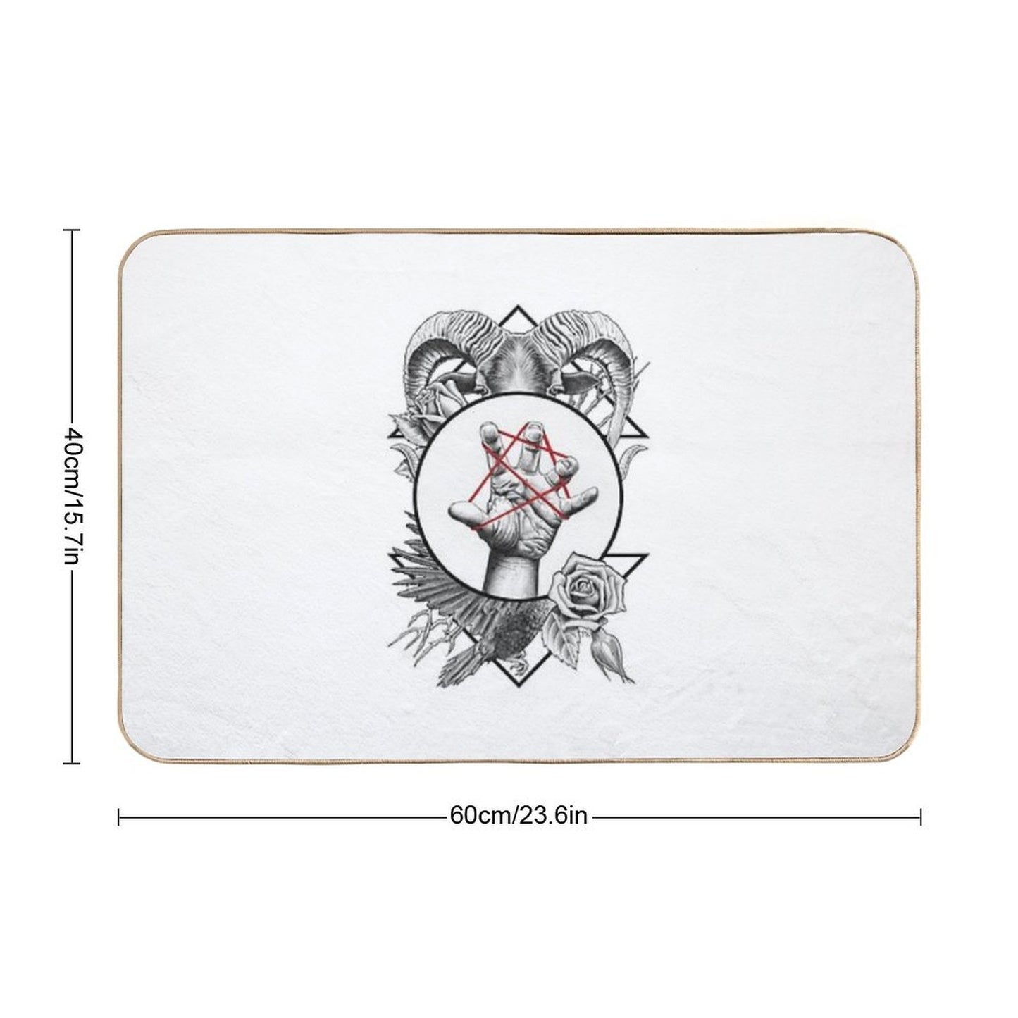 CASTING - BW  Dirt-Trapping Bath Mat
