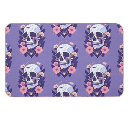 Skull 9  Easy To Clean Bath Mat
