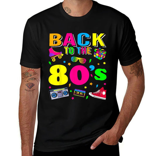 Back To 80&#39;s 1980s Vintage Retro Eighties Costume Party Gift  Classic T-Shirt