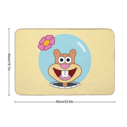 Sandy Cheeks  Dirt-Trapping Bath Mat