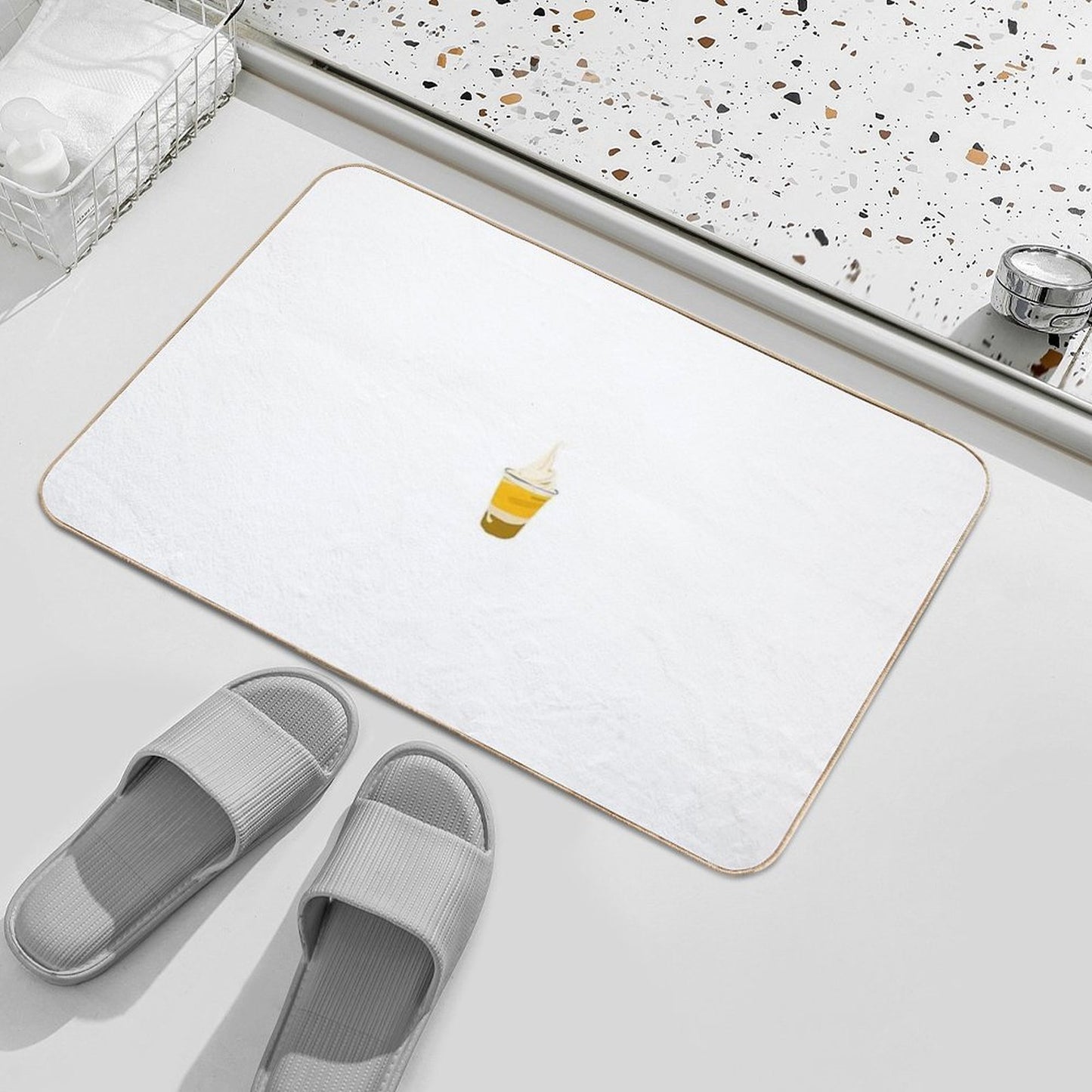Dole-whip  Fade-Resistant Bath Mat
