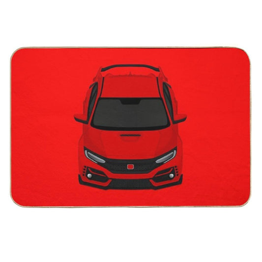Civic Type R Red  Toxin-Free Bath Mat