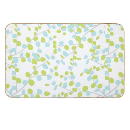 Pastel Tree  Fade-Resistant Bath Mat