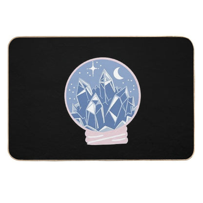 Gemstone Snow Globe  Pet-Safe Bath Mat