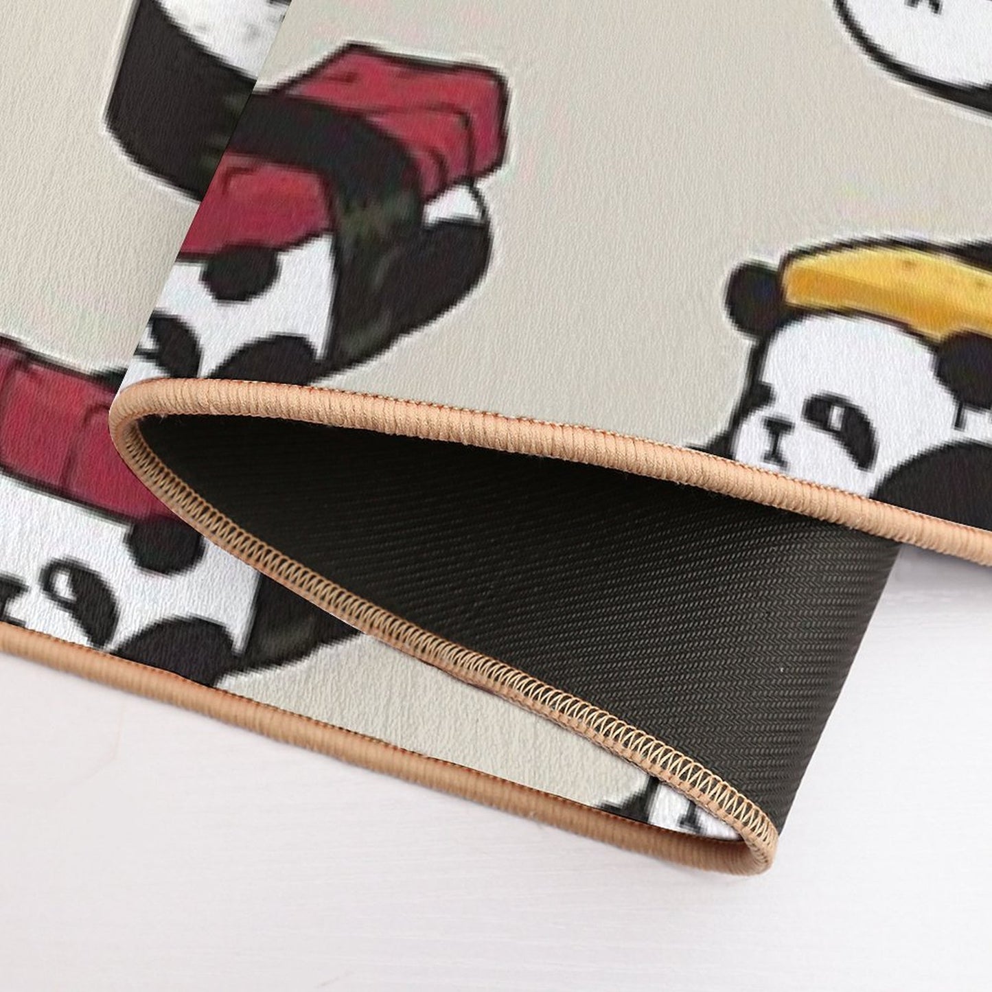 Sushi Panda  Easy To Clean Bath Mat