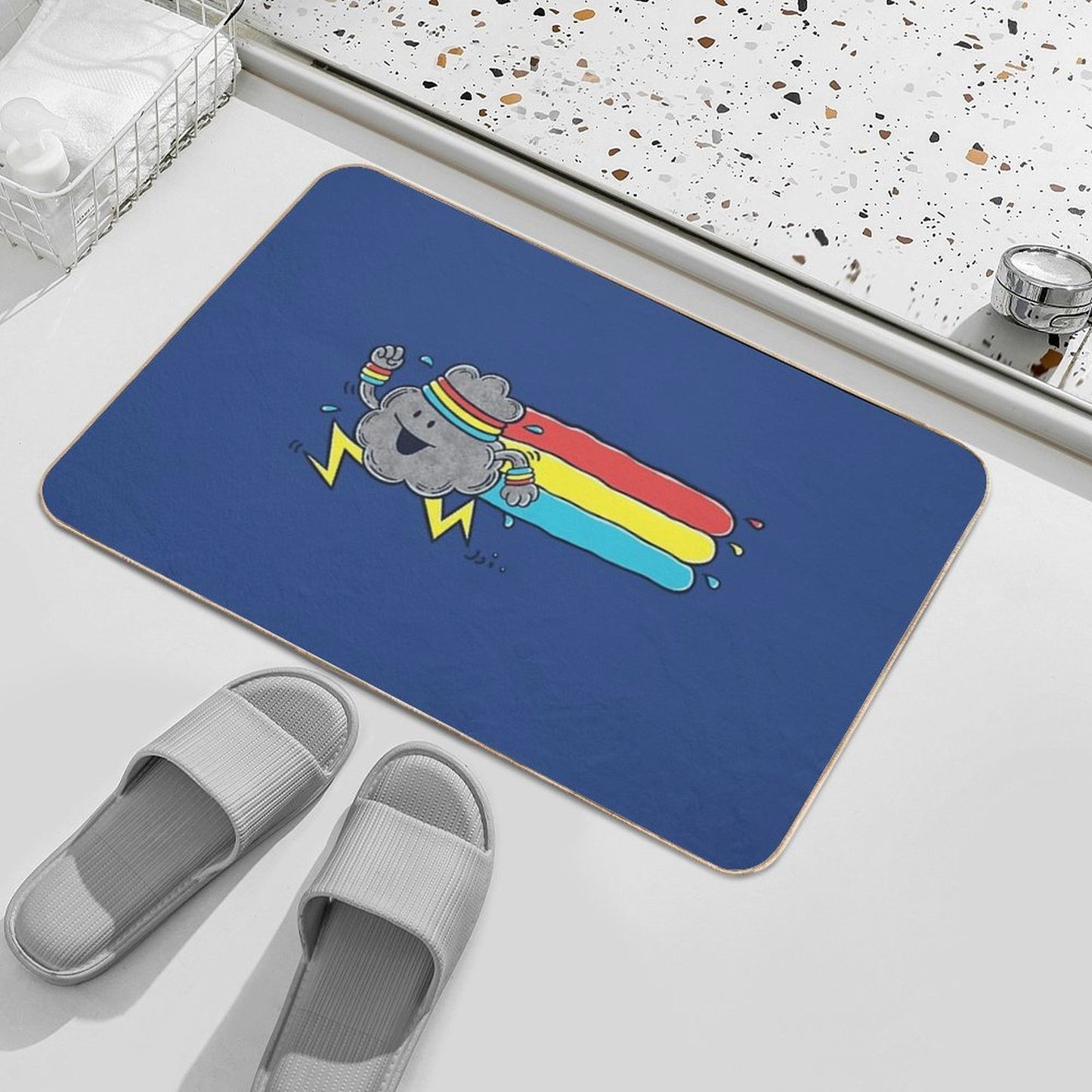 Cloud Runner  Non-Slip Bath Mat